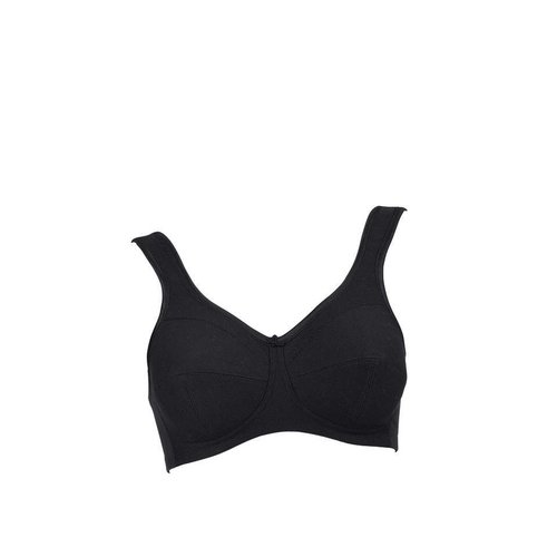 Anita Jana White Cotton Non-Wired Support Bra - 50G (F US), Wire-Free Comfort