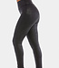 Leather Look Legging - Zwart