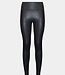 Leather Look Legging - Zwart