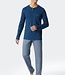 Schiesser Pyjama Long Blue 176684
