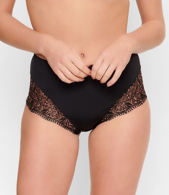 High Waist Brief - Zwart