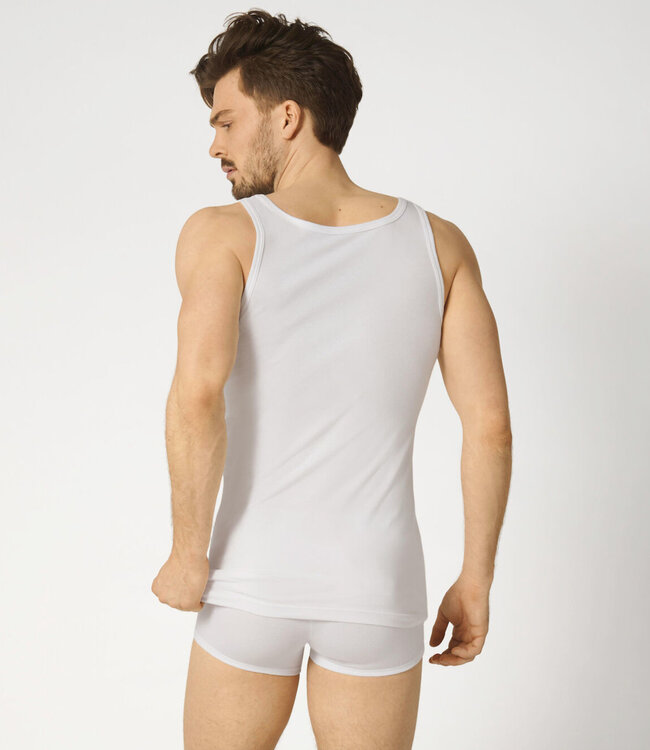 Men Basic SH02 Vest - Wit