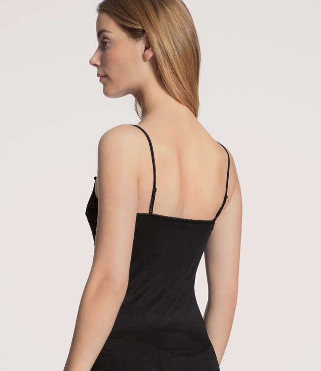 Sensual Secrets Spaghetti Top - Zwart