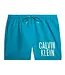 Calvin Klein Medium Double Swimshort turquoise KM0KM00798