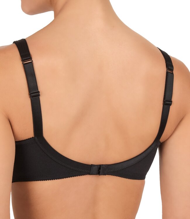Swiss Broderie Beugel BH - Zwart