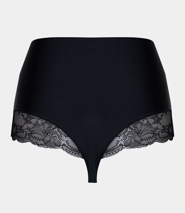 Dream Hi Thong Lace - Zwart