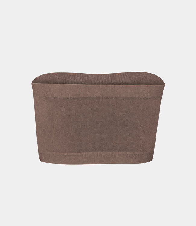 Bandeau Push-Up Bra - Espresso