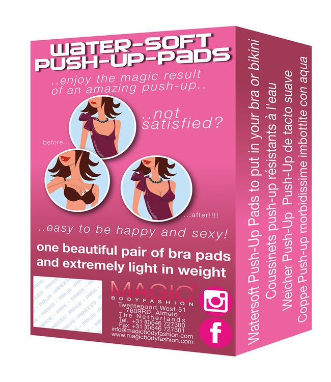 Watersoft Push-Up - Zwart