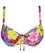 Swim Sazan Voorgevormde Balconet Bikinitop - Blue bloom