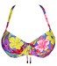 Swim Sazan Voorgevormde Balconet Bikinitop - Blue bloom