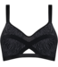 Wing Power Bralette Unwired - Zwart/Grey