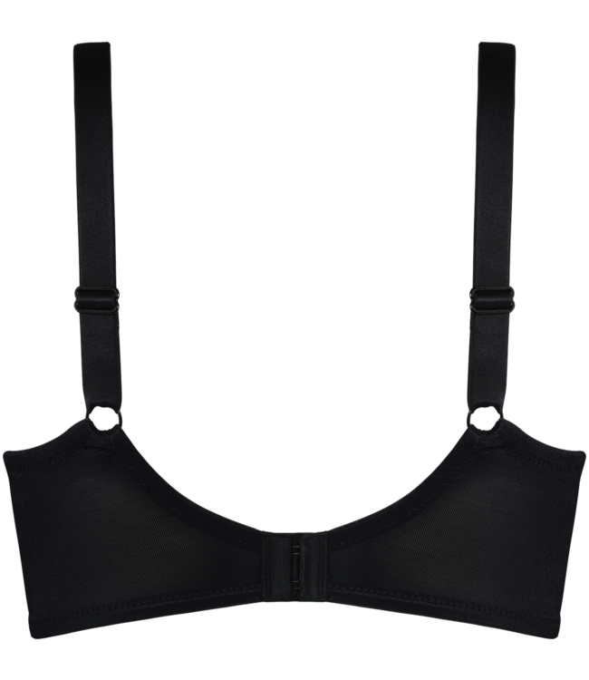 Wing Power Bralette Unwired - Zwart/Grey