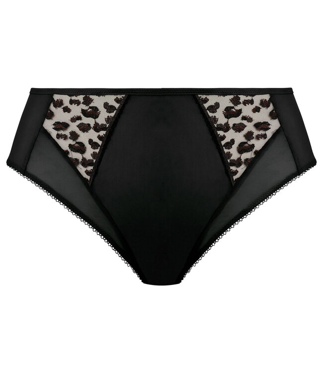 Namrah High Leg Slip - Jet