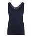 Women Lace Top - Navy