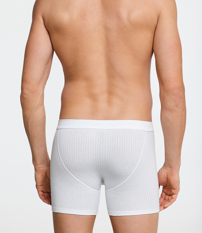 Short met voorsluiting 2-pack - Wit