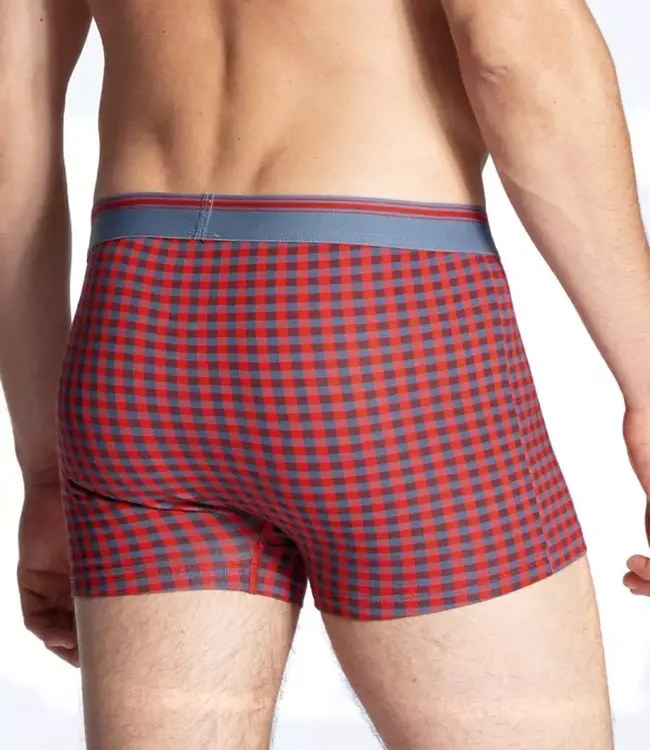 Cotton Code Design Men Boxer - Aurora Red