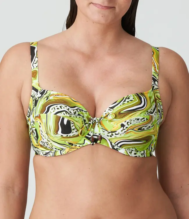 Swim Jaguarau Volle Cup Bikinitop - Lime Swirl