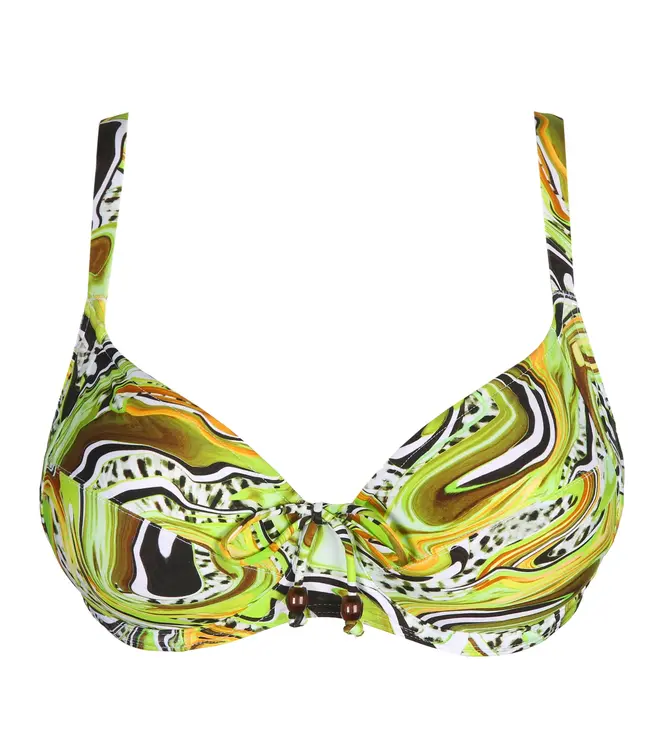 Swim Jaguarau Volle Cup Bikinitop - Lime Swirl
