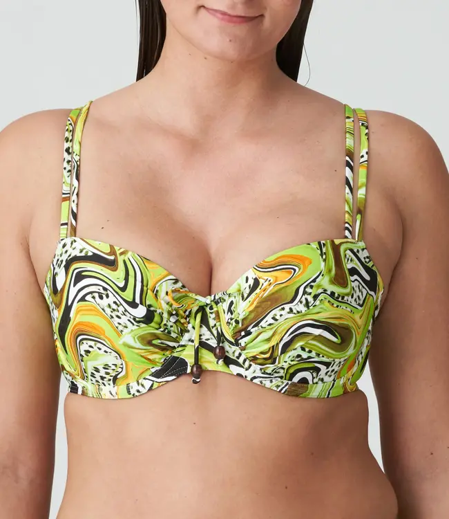 Swim Jaguarau Balconette Bikinitop Voorgevormd - Lime Swirl