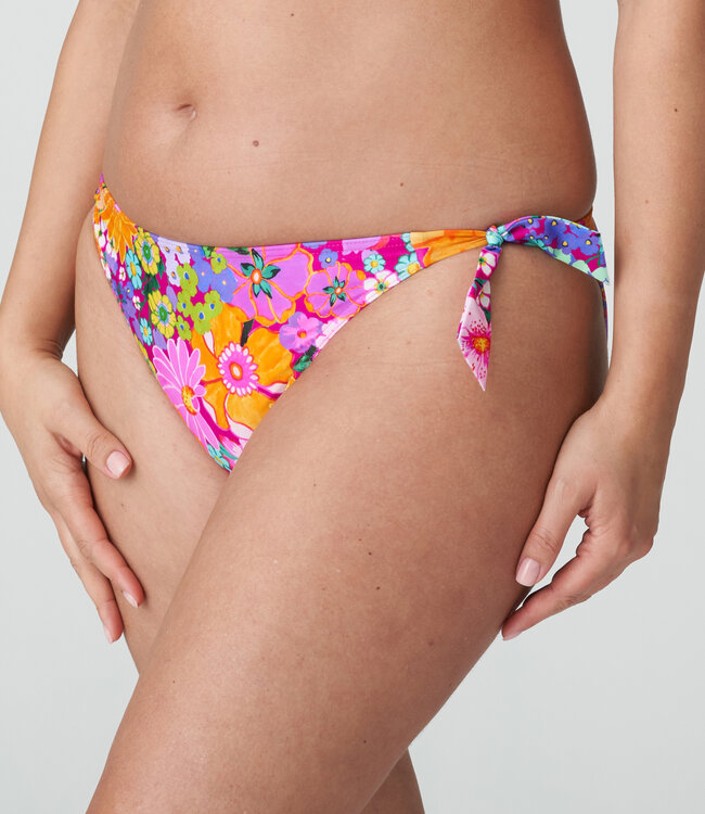 Swim Najac Bikini Heupslip Met Koordjes - Floral Explosion