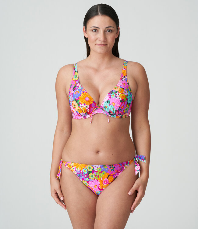 Swim Najac Bikini Heupslip Met Koordjes - Floral Explosion