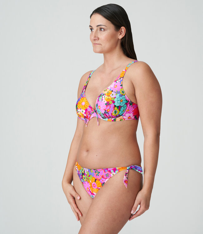 Swim Najac Bikini Heupslip Met Koordjes - Floral Explosion