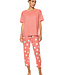 Dalina Pyjama 3/4 Length Short Sleeve - Cherry Punch