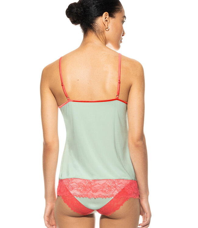 Poetry Style Camisole - Frozen Mint