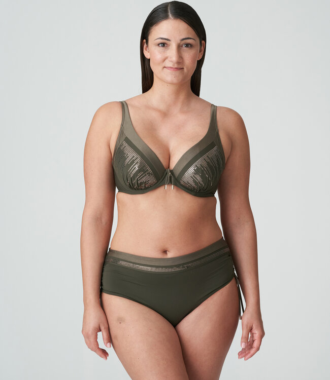 Swim Aracruz Plunge Bikinitop - Kaki