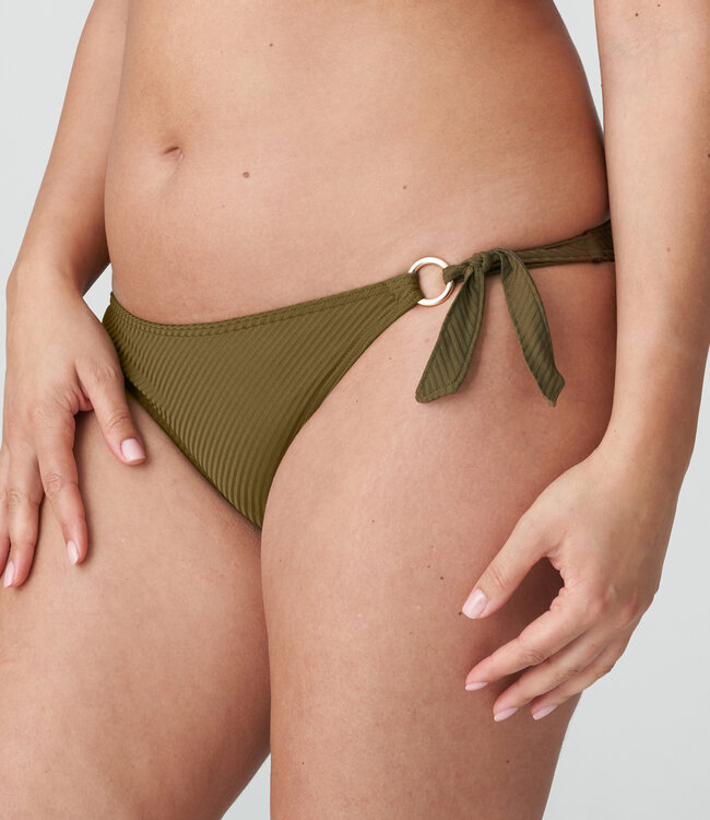 Swim Sahara Bikini Heupslip Met Koordjes - Olijf