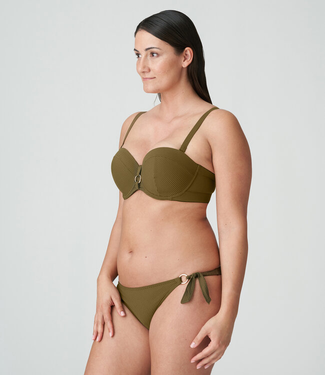 Swim Sahara Bikini Heupslip Met Koordjes - Olijf