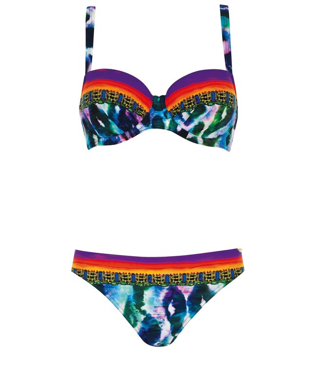 Bikini Purple Hearts - Multicolor