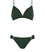 Bikini Golden Leaves - Turquoise