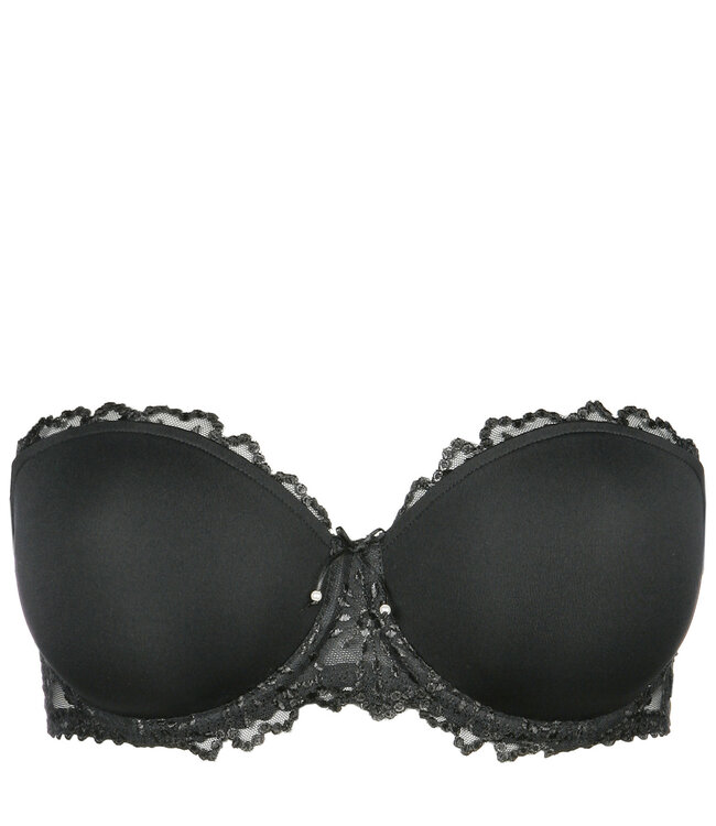 Voorgevormde BH Strapless - Zwart