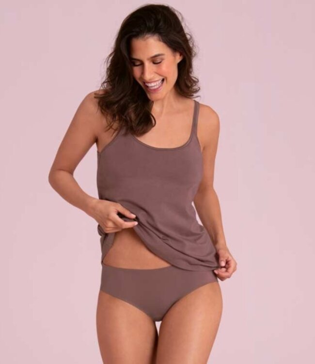 Amica BH hemd met Schalen - Berry