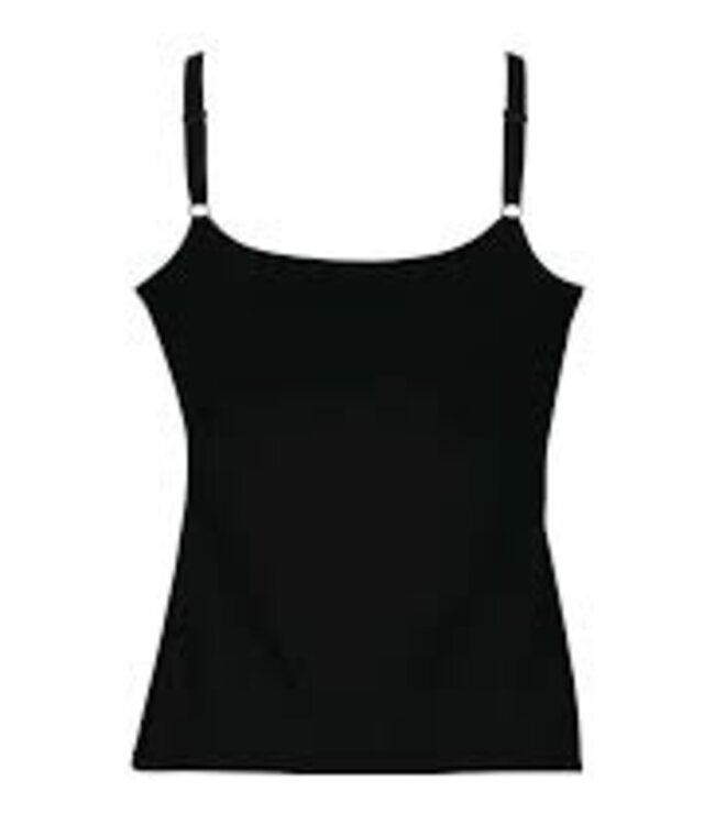 Amica BH hemd met Schalen - Zwart