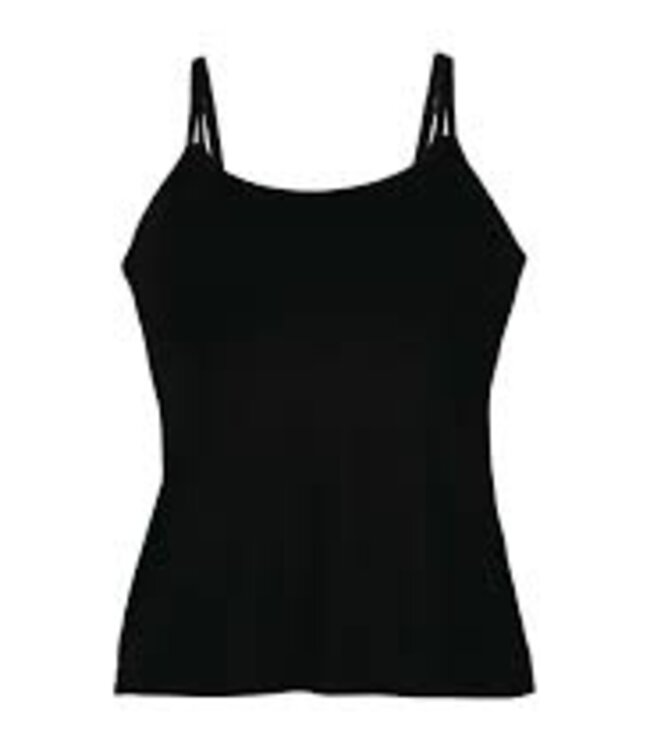 Amica BH hemd met Schalen - Zwart