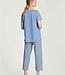 Women Pyjama 7/8 - Milky blue