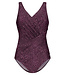 Swimsuit  Soft Cup Shape - Snake Purple