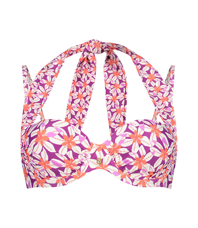 Bikini Top Multiway Padded Wired - Summer Flowers