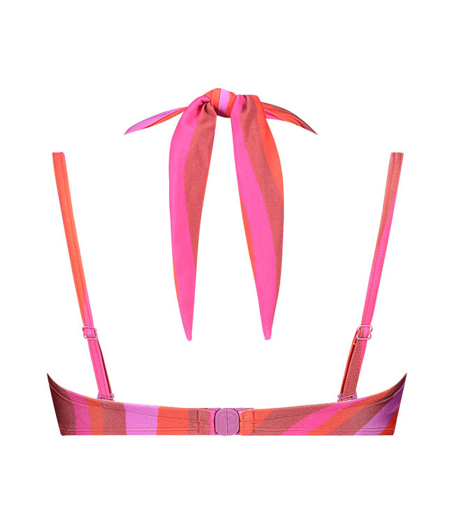 Bikini Top Multiway Padded Wired - Shiny Wave