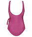 Swimsuit V-Neck Padded - Coral