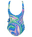 Swimsuit V-Neck Padded - Swirl