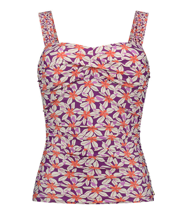 Tankini Top Twisted Padded - Summer Flowers