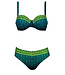 Bikini Green Squares - Donker Groen