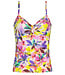 Fluid Flowers Wired Tankini Top - Fluid Flowers