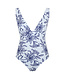 Capri Non Wired Plunge Swimsuit - Capri Print