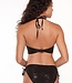 Triangel Voorgevormd Bikini Set - Zwart Copper Print