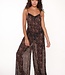 Jumpsuit - Zwart Copper Print