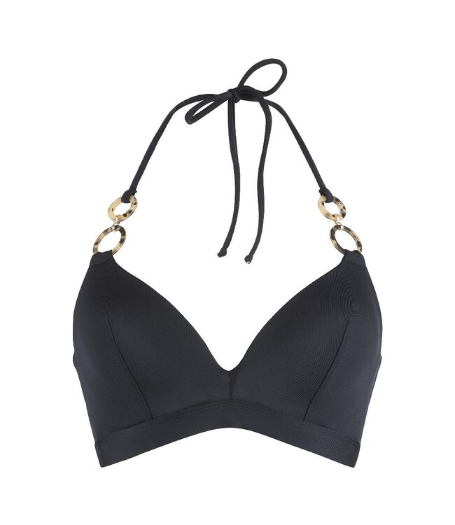 Triangel Voorgevormd Bikini Set - Zwart